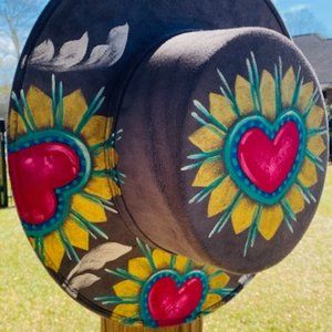 Hand painted hat